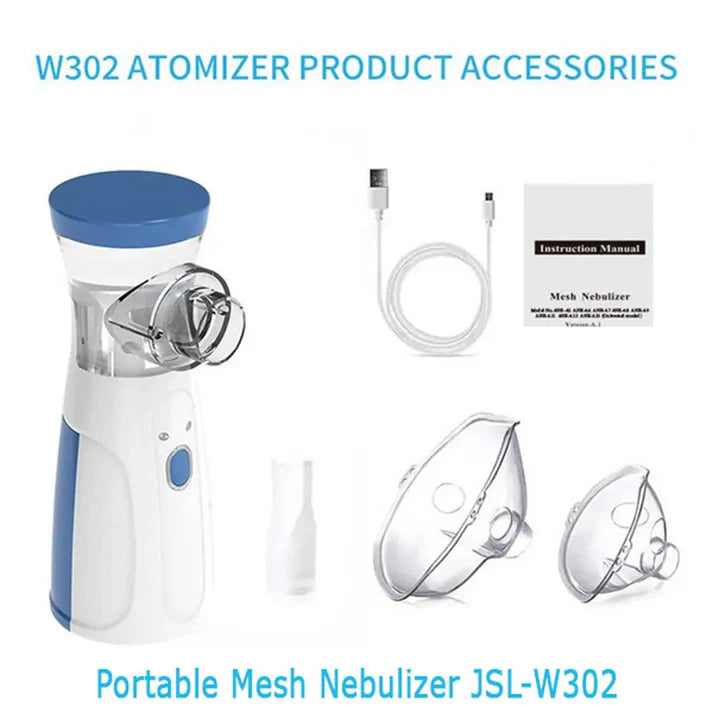Mesh Inhalers Nebulizer for Adults & Kids PRO 2.0 (Mini Portable and Rechargeable)