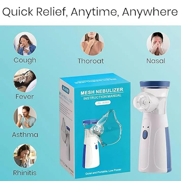 Mesh Inhalers Nebulizer for Adults & Kids PRO 2.0 (Mini Portable and Rechargeable)